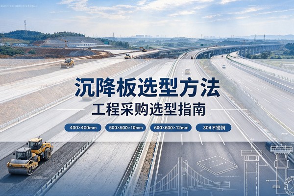 硚口沉降板选择方法