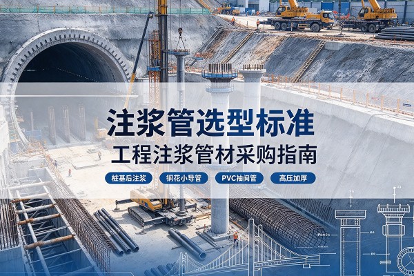 硚口注浆管选型标准